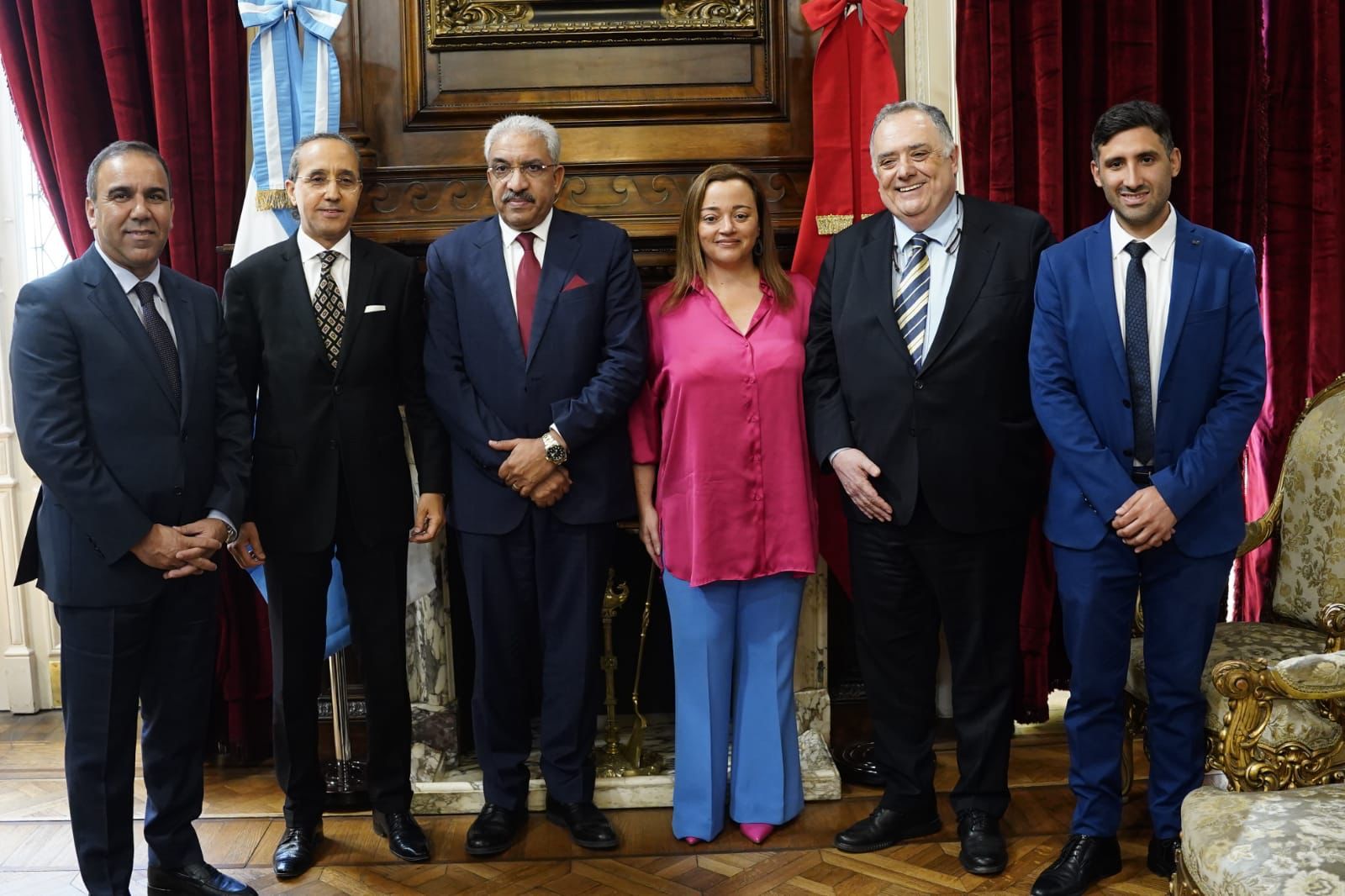 Moreau se reunió con el vicepresidente de la Cámara de Representantes del Reino de Marruecos