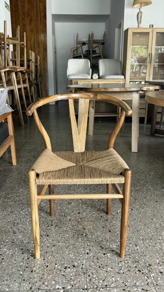 Silla Wishbone Petiribi Tejida En Kraft - Imagen 2
