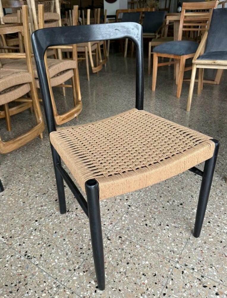 Silla Moller Esqueleto Negro - Imagen 2