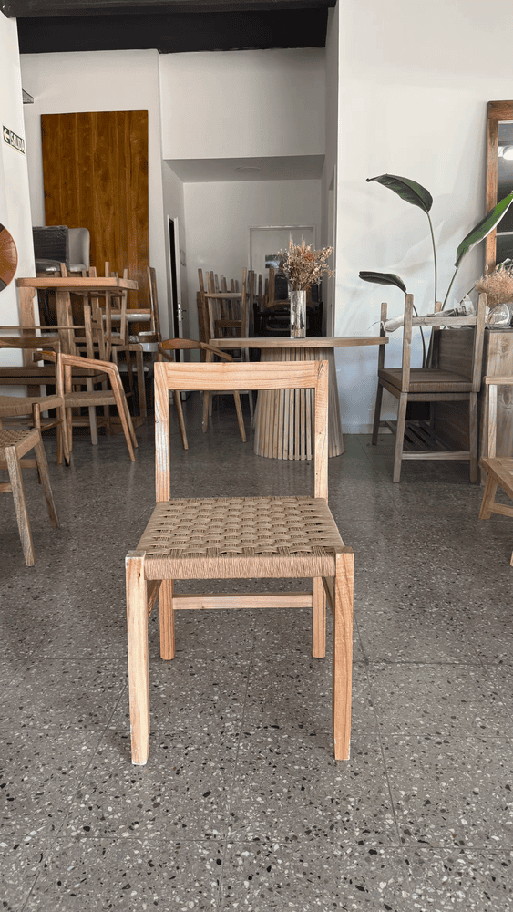 Silla Cuadrada Paraiso Tejida - Imagen 3