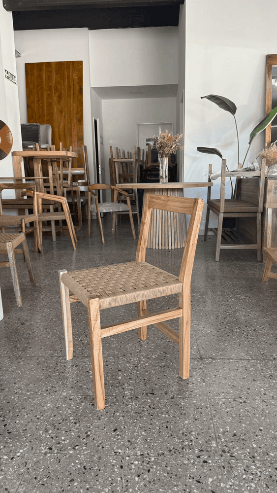 Silla Cuadrada Paraiso Tejida - Imagen 6