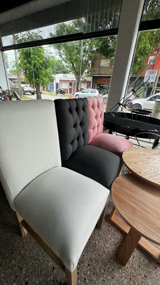 Silla Agatha Base Petiribi Tapizada - Imagen 5