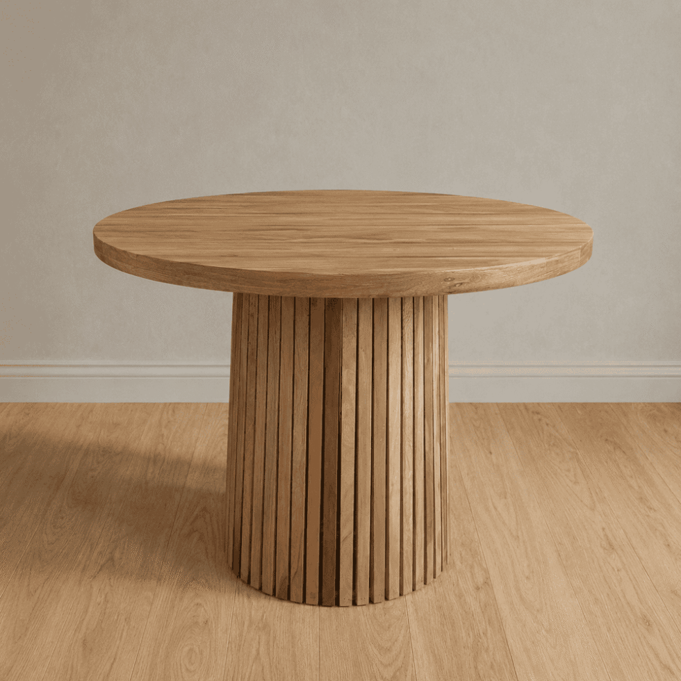 Mesa Enchapada en Petiribi - Base Varillada