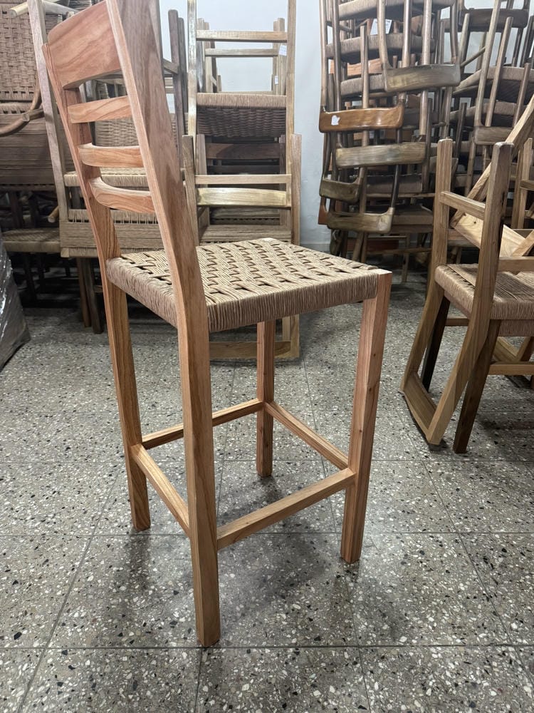 Banqueta Palito Tejida Paraíso - Imagen 4