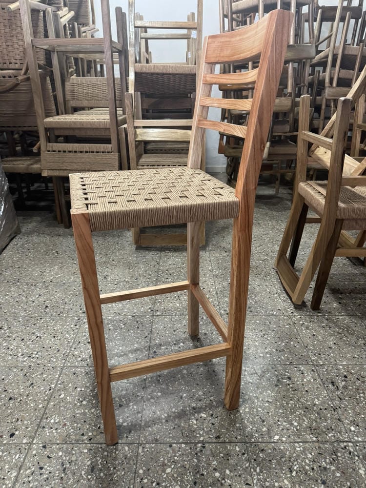 Banqueta Palito Tejida Paraíso - Imagen 5