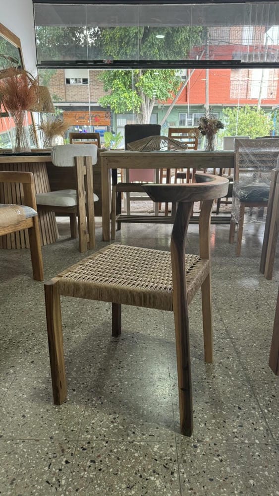 Silla Asta Maciza Tejida - Imagen 4
