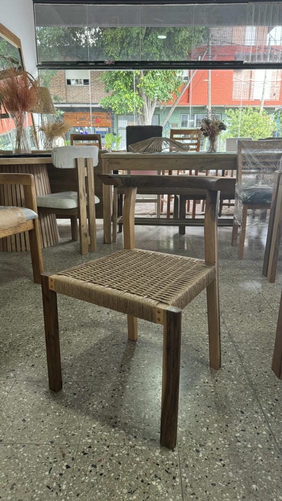Silla Asta Maciza Tejida - Imagen 2