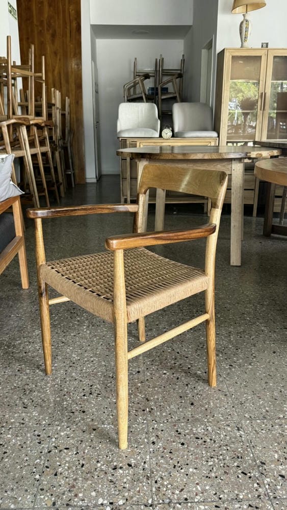 Silla Moller Petiribi Tejida c/apoyabrazos - Imagen 3