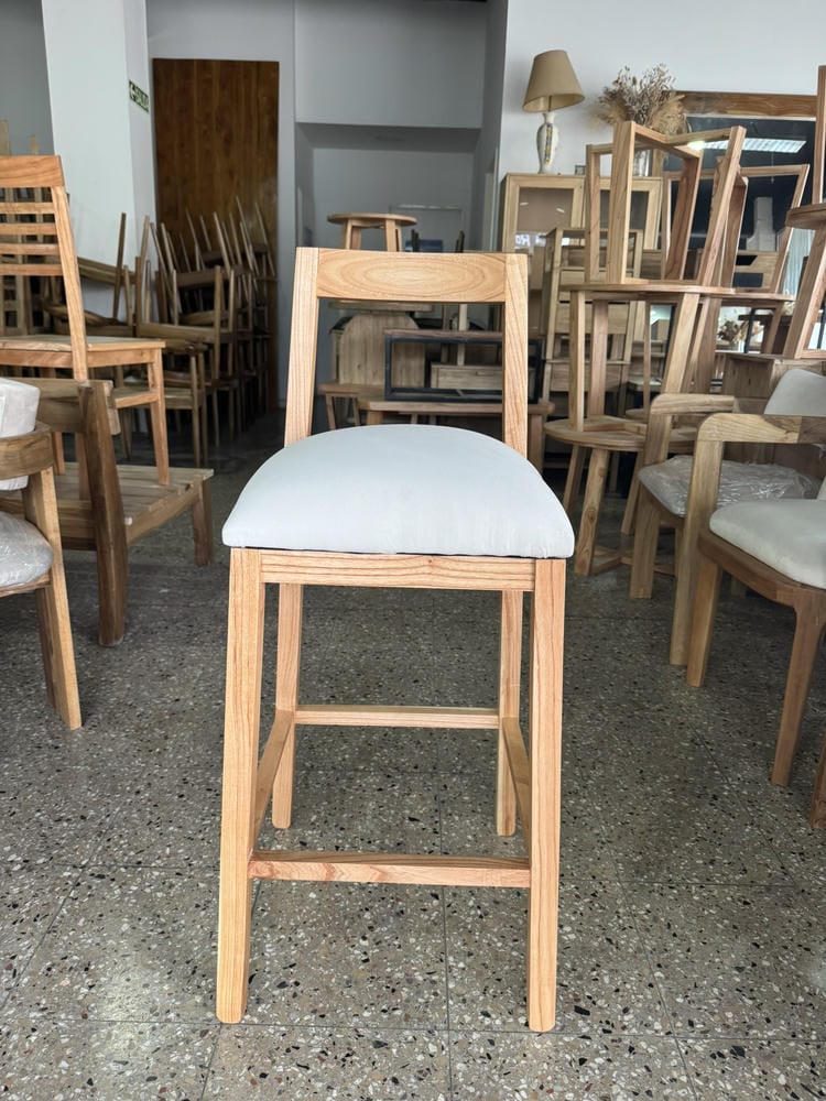 Banqueta Cuadrada Tapizada Paraiso - Imagen 4