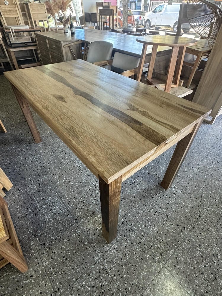 Mesa Petiribi Maciza - Base 4 Patas al Borde - Imagen 2