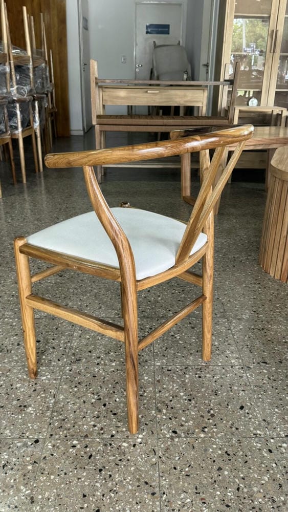 Silla Wishbone Petiribi Tapizada - Imagen 3
