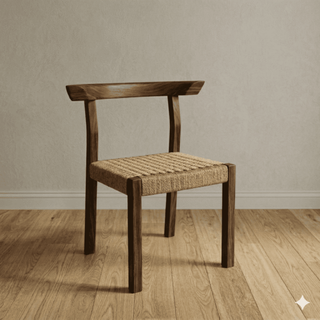 Silla Asta Maciza Tejida
