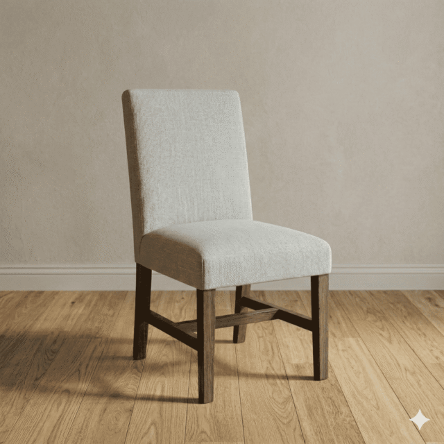 Silla Agatha Base Petiribi Tapizada