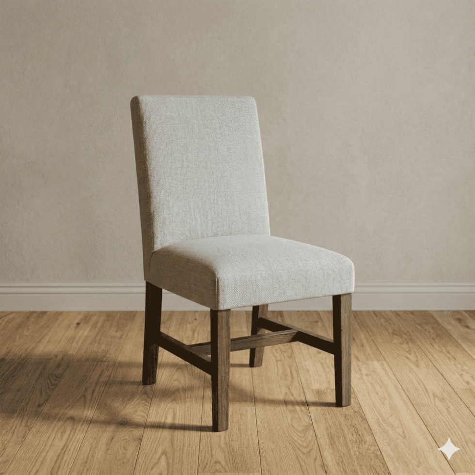 Silla Agatha Base Petiribi Tapizada