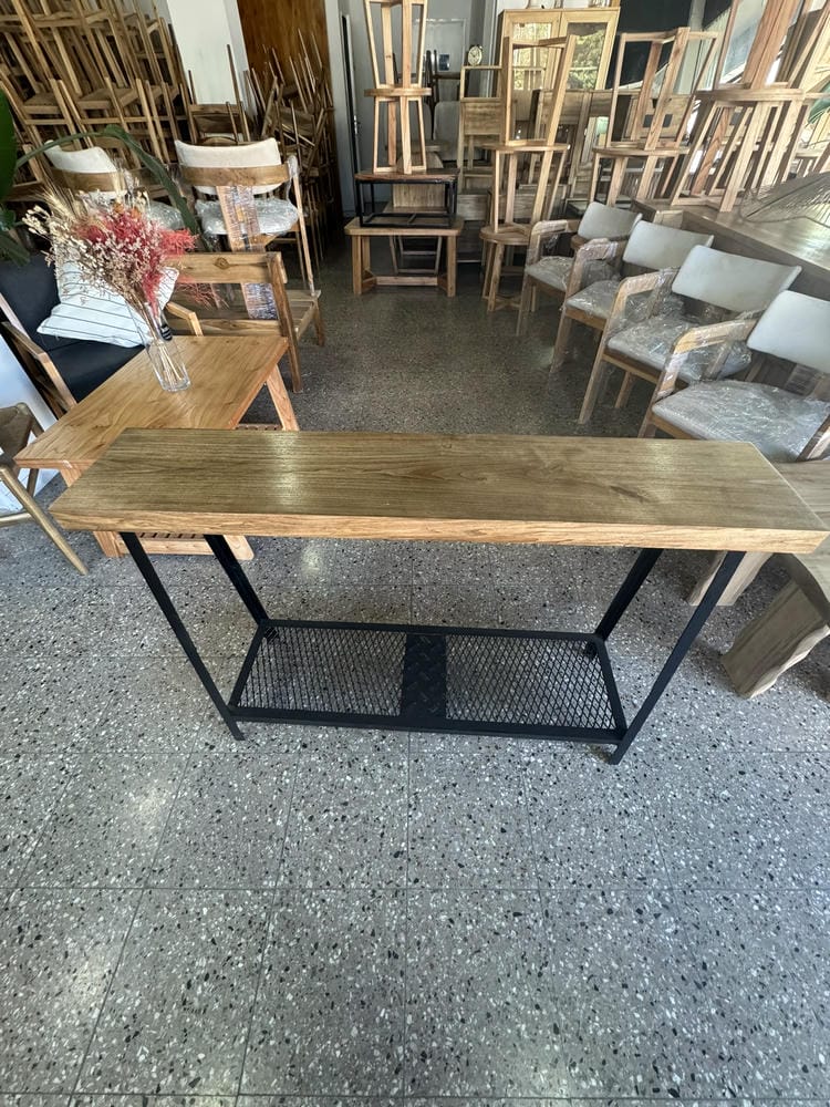 Recibidor de Álamo y Hierro 120cm - Imagen 3