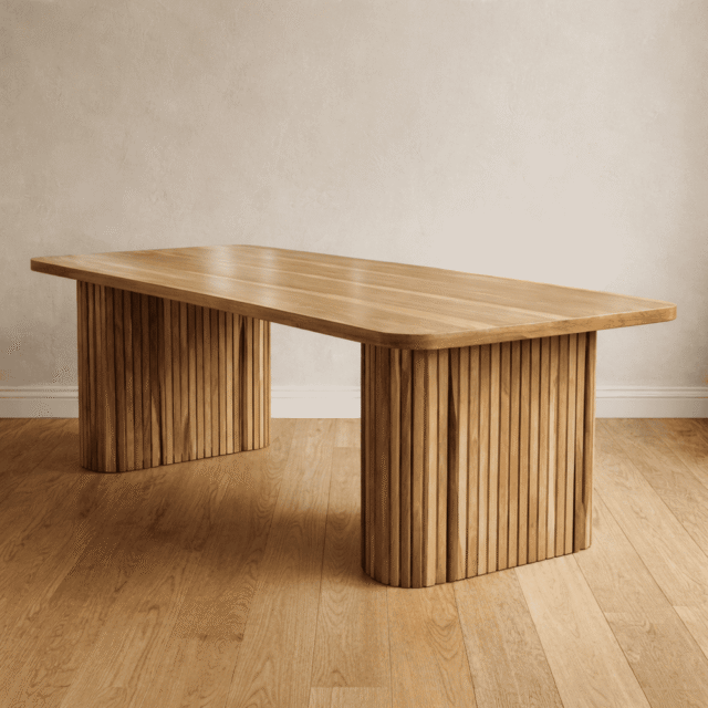 Mesa Enchapada en Petiribi - Base Varillada Doble