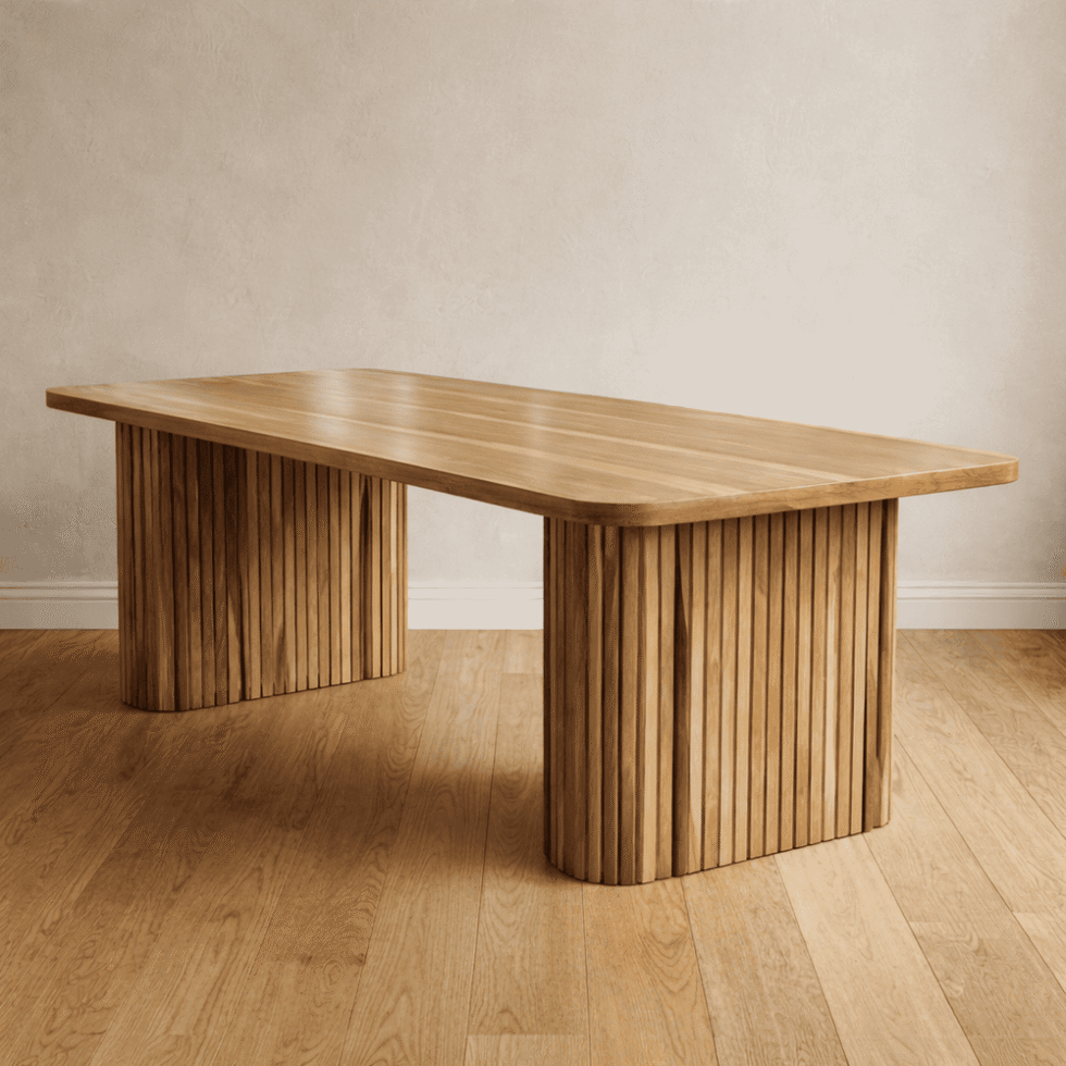 Mesa Enchapada en Petiribi - Base Varillada Doble