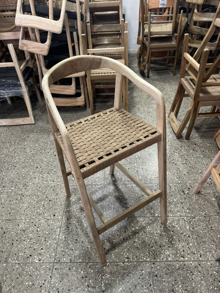 Banqueta Bali Curva Tejida Petiribi - Imagen 2