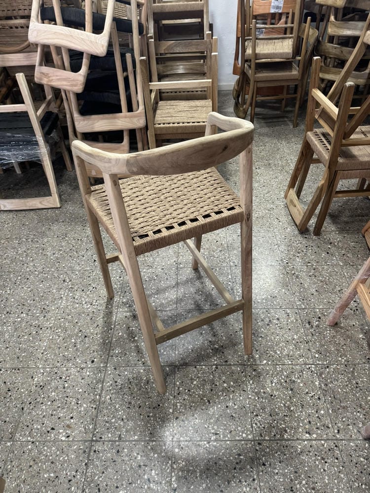Banqueta Bali Curva Tejida Petiribi - Imagen 4