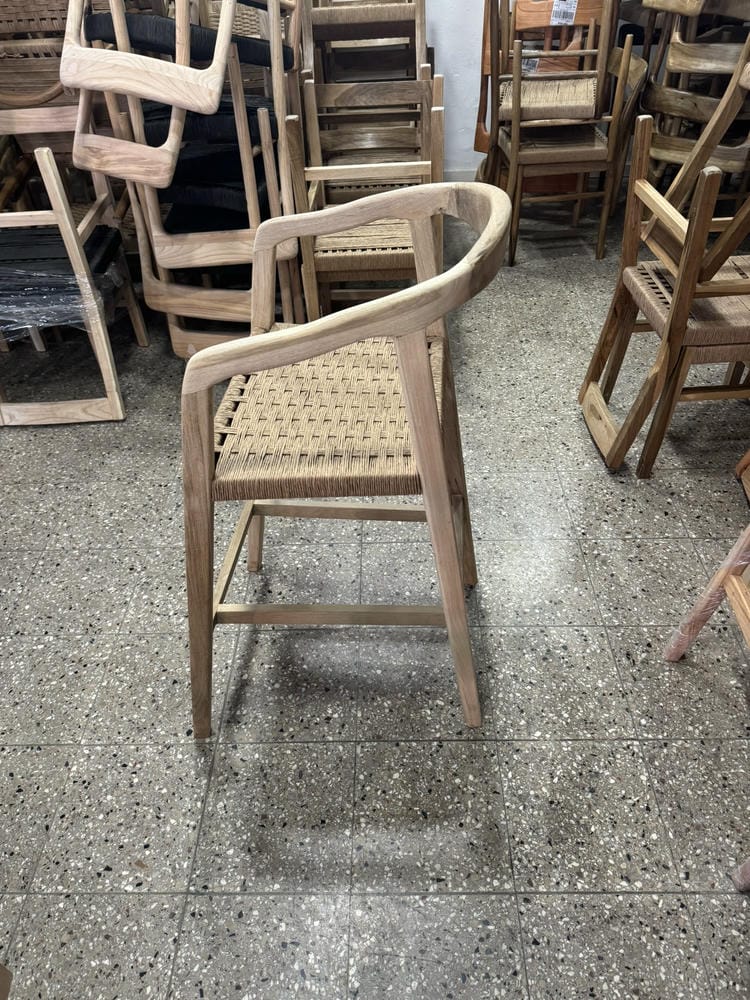 Banqueta Bali Curva Tejida Petiribi - Imagen 3