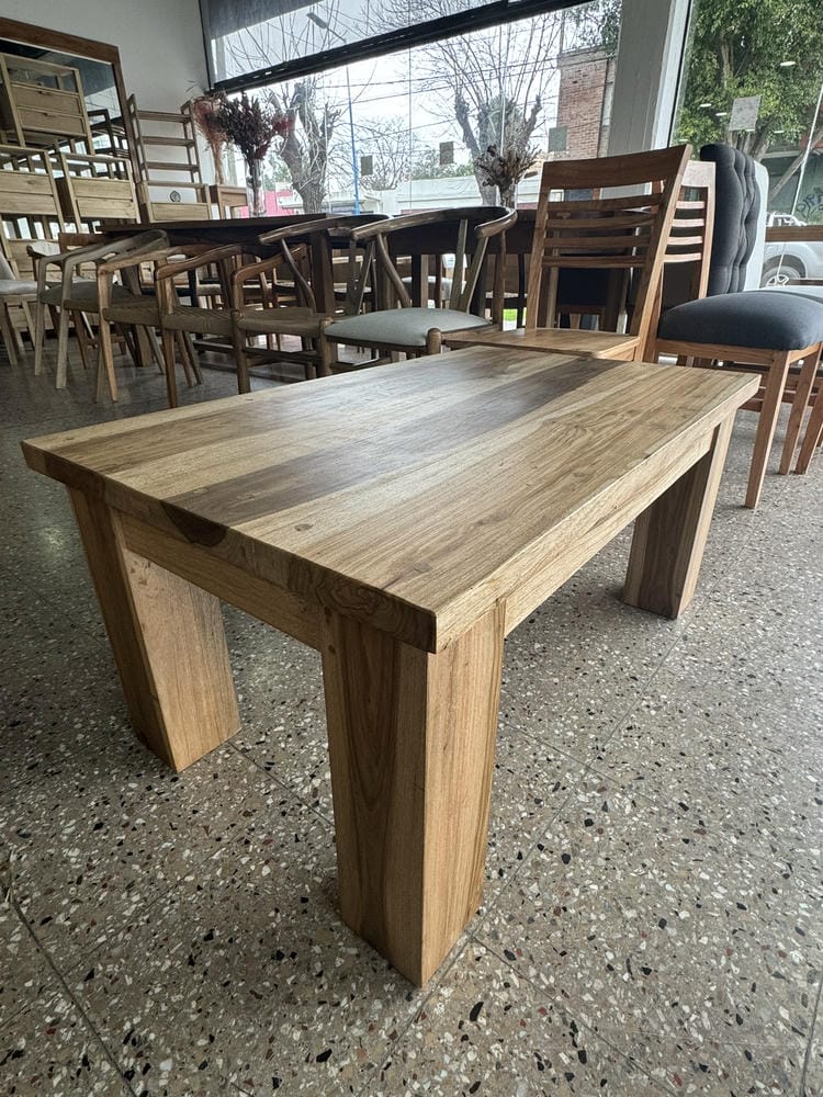 Mesa Ratona Petiribi Maciza - Base 4 Patas Gruesas - Imagen 2