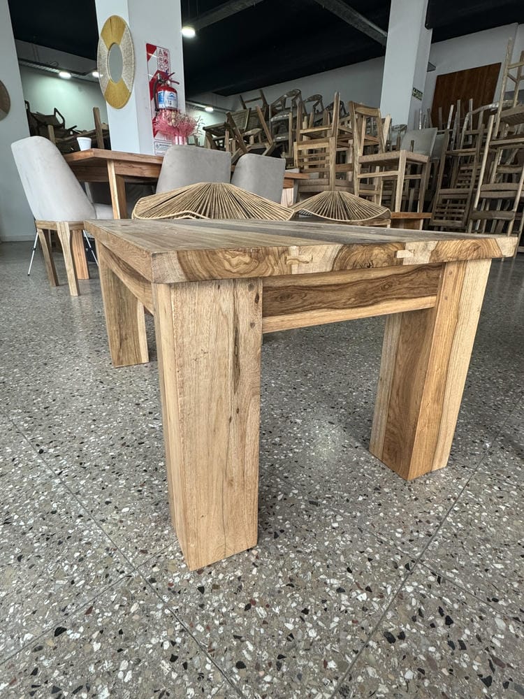 Mesa Ratona Petiribi Maciza - Base 4 Patas Gruesas - Imagen 4