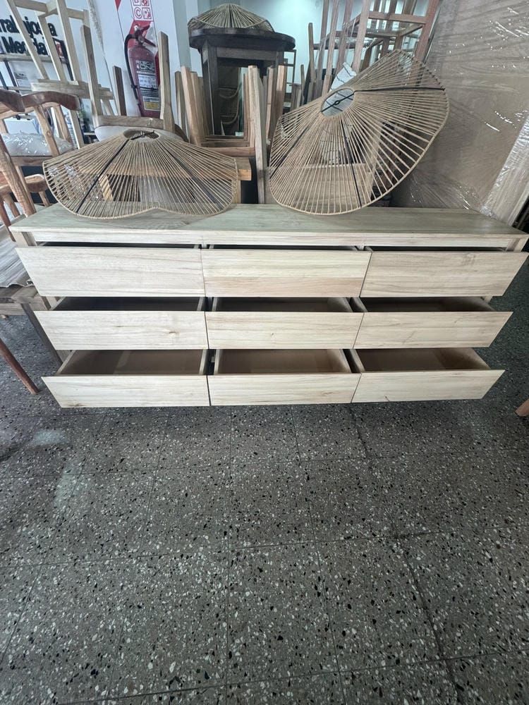 Comoda/Cajonera Alamo Macizo - Modelo 2 - Imagen 3